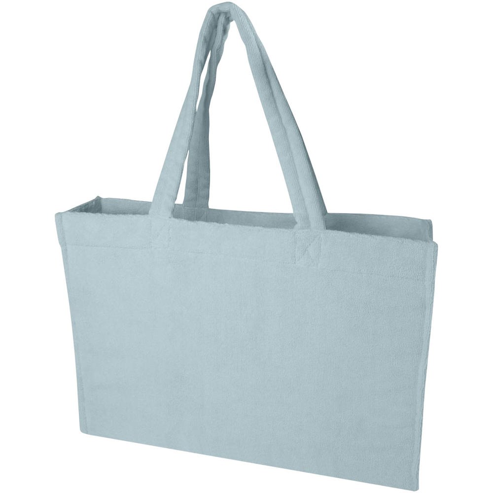 Siam GRS gerecyclede badstof stranddraagtas 13 l - kopen of bedrukken - Wolkenblauw
