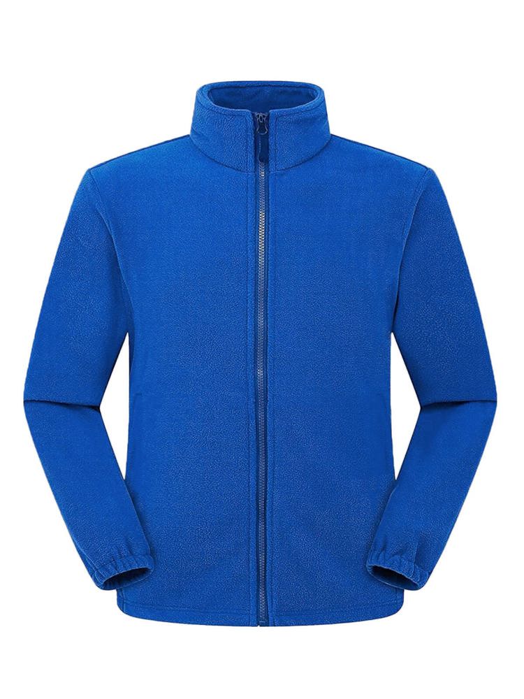 BS Peak full zip fleece sweater, 290 gr/m² - voor bedrijven en relatiegeschenken - Kobaltblauw (PMS 2145C)