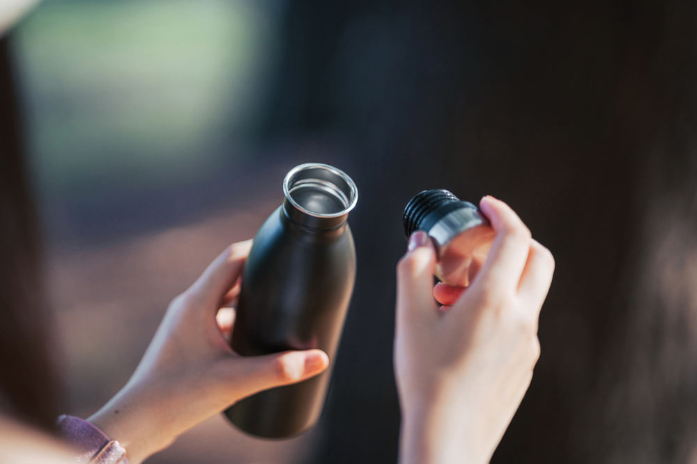 RCS gerecycled roestvrijstalen luxe waterfles