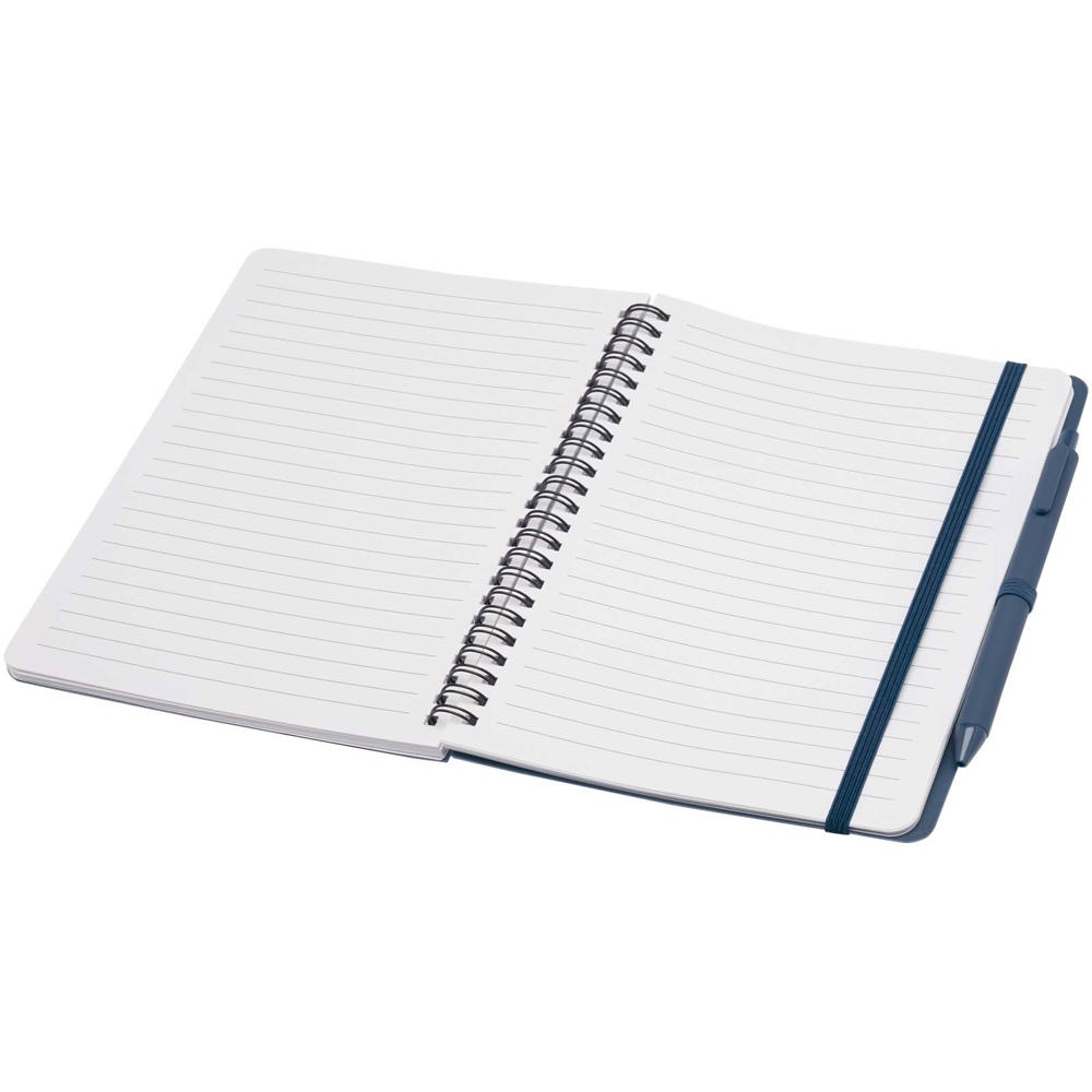 Thalaasa A5 ocean-bound hardcover notitieboek met balpen (zwarte inkt)