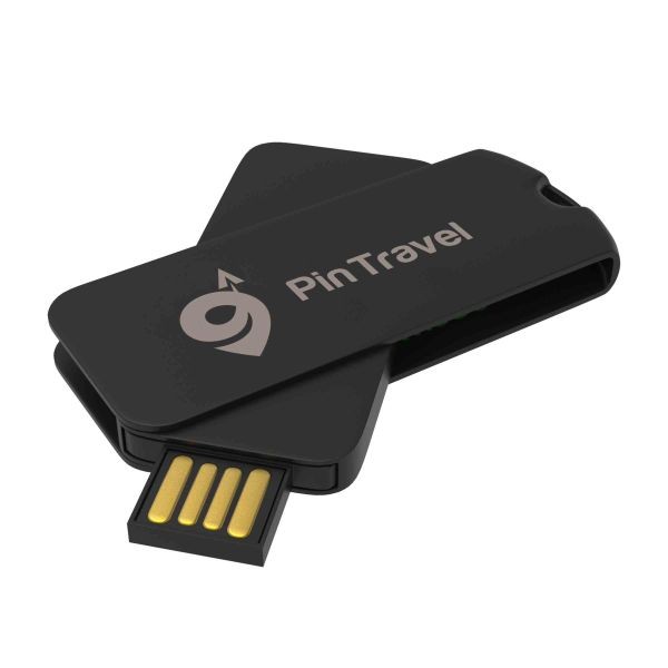 USB Stick Smart Twister Large- Zwart- 16GB 2.0