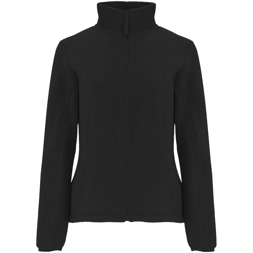 Artic fleece damesjack met volledige rits - voor bedrijven en relatiegeschenken - zwart