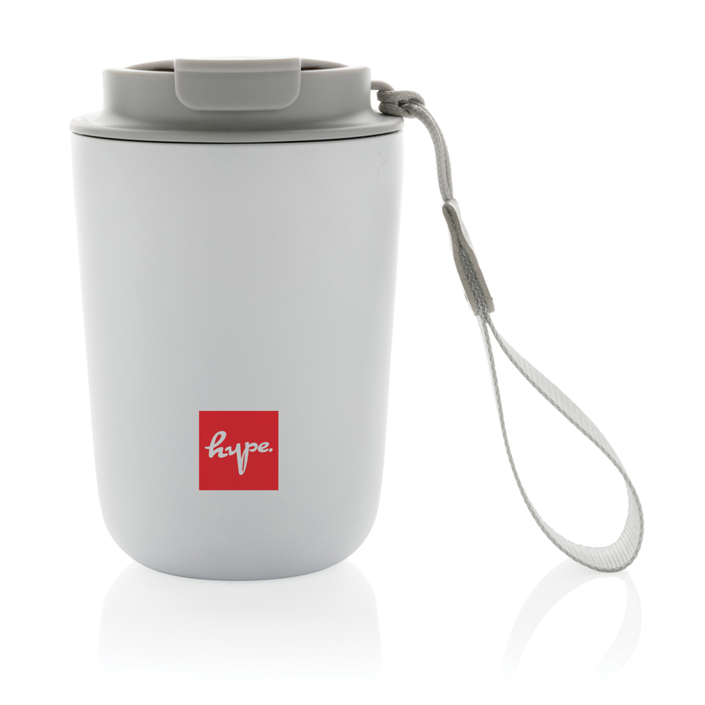 Cuppa RCS gerecycled rvs vacuümbeker met koord