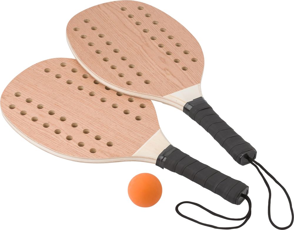 Tennis set van palissanderhout Sergio - kopen of bedrukken