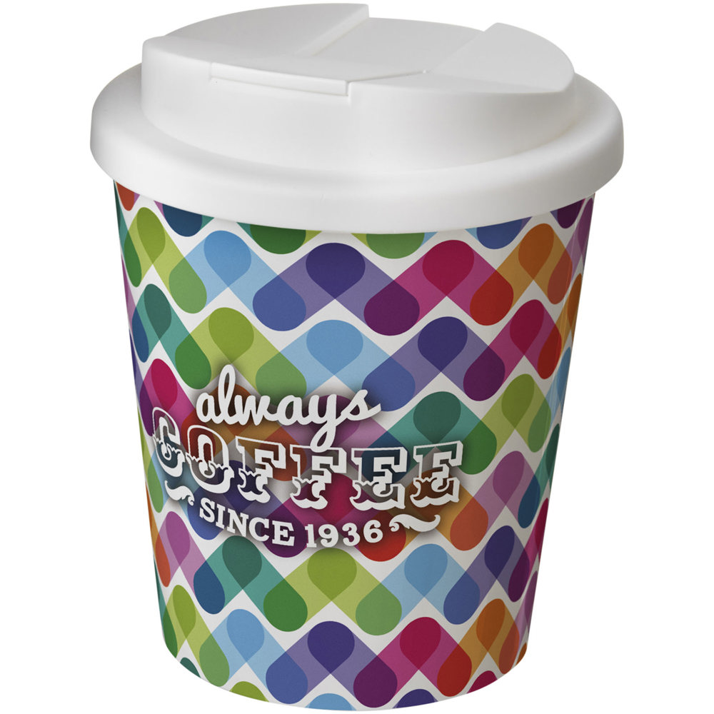 Brite-Americano® Espresso 250 ml geïsoleerde beker - met logo of onbedrukt bestellen - wit