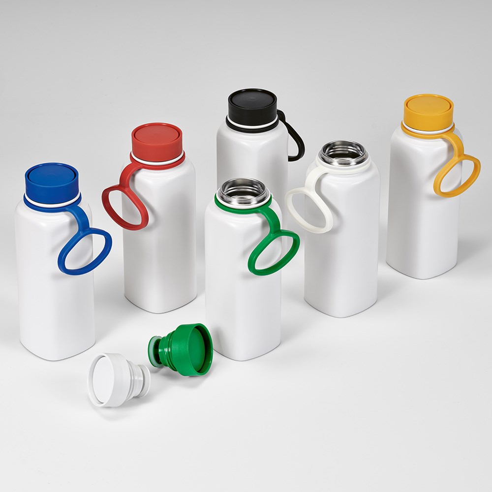 Ural fles gerecycled roestvrij staal 820 ml - met logo of onbedrukt bestellen