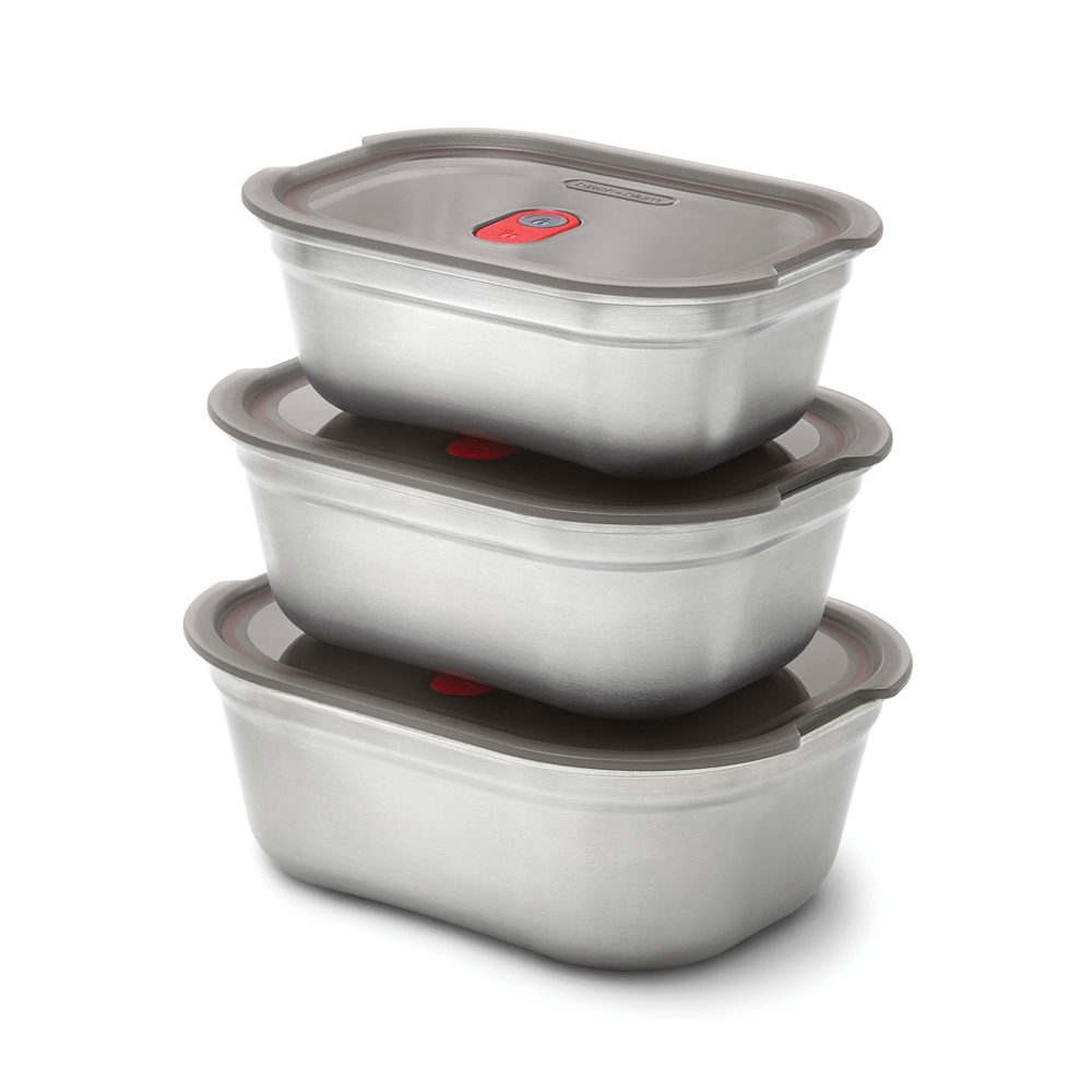 Black+Blum Mealprep Box Set 3 stuks Klein, Middel, Groot - voor bedrijven en relatiegeschenken