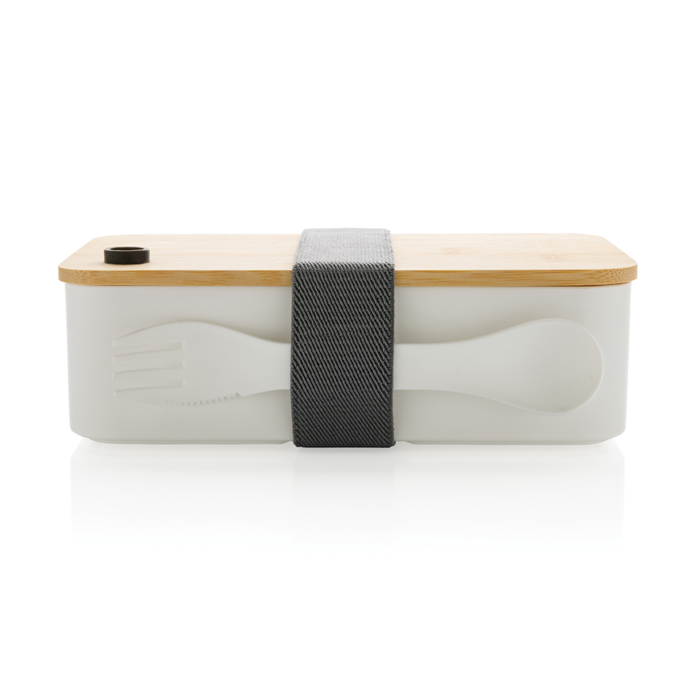 PP lunchbox met bamboe deksel