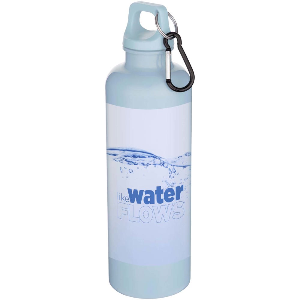 Oregon 750 ml effen RCS gerecycleerde plastic drinkfles met karabijnhaak