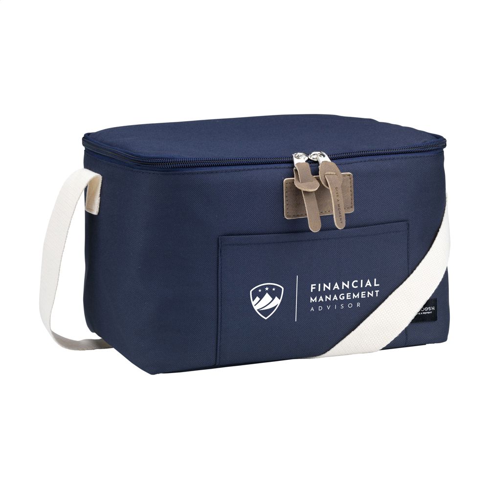 Wooosh Callisto GRS RPET Cooler koeltas - bedrukt of onbedrukt verkrijgbaar - Donkerblauw