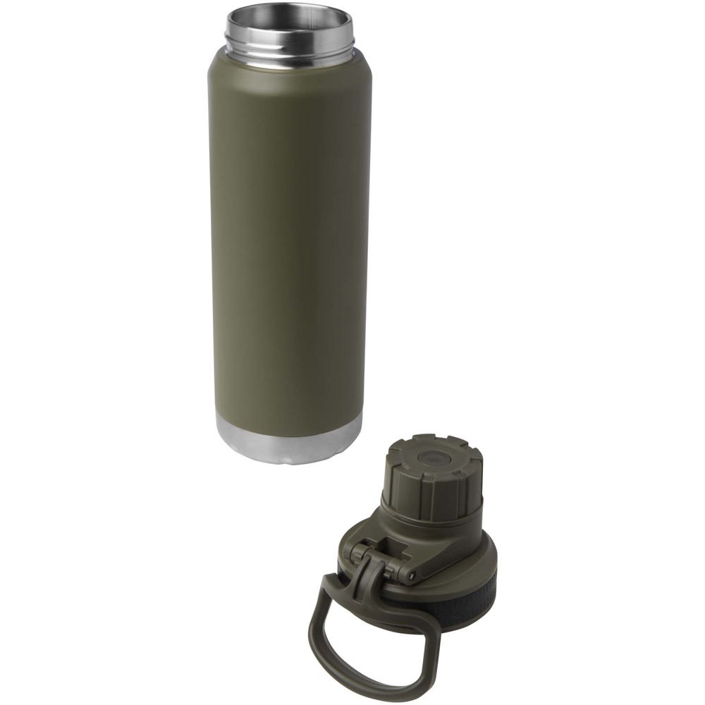 Fortis 700 ml RCS-gecertificeerde waterfles van gerecycled roestvrij staal met koperen vacuümisolatie (geschikt voor koolzuur