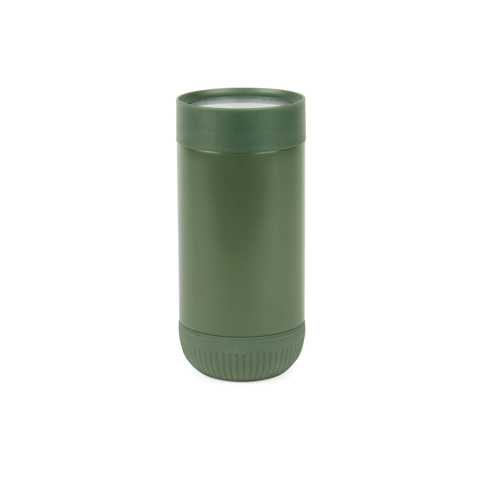 VINGA Erie RCS recycled RVS push mug 350 ML - kopen of bedrukken - groen, groen (± PMS 2409C/ ± PMS 2409C)