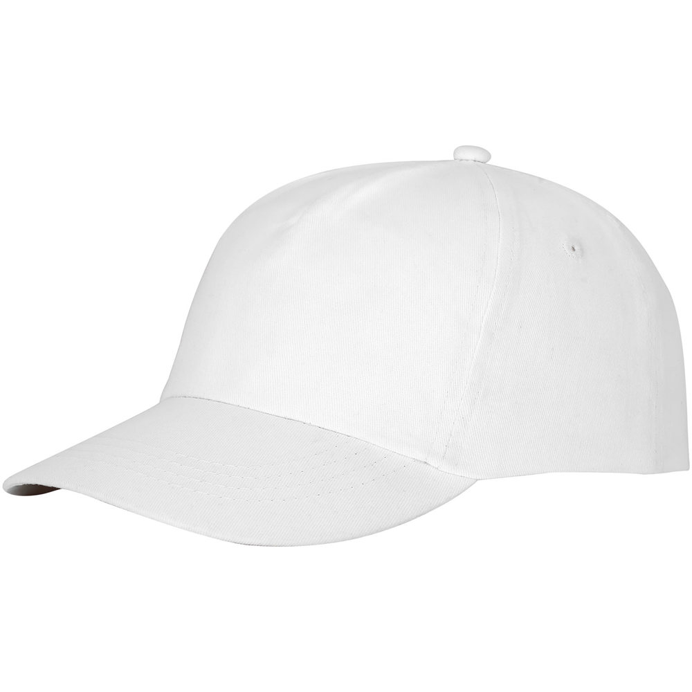 Feniks 5 panel cap - met logo of onbedrukt bestellen - wit