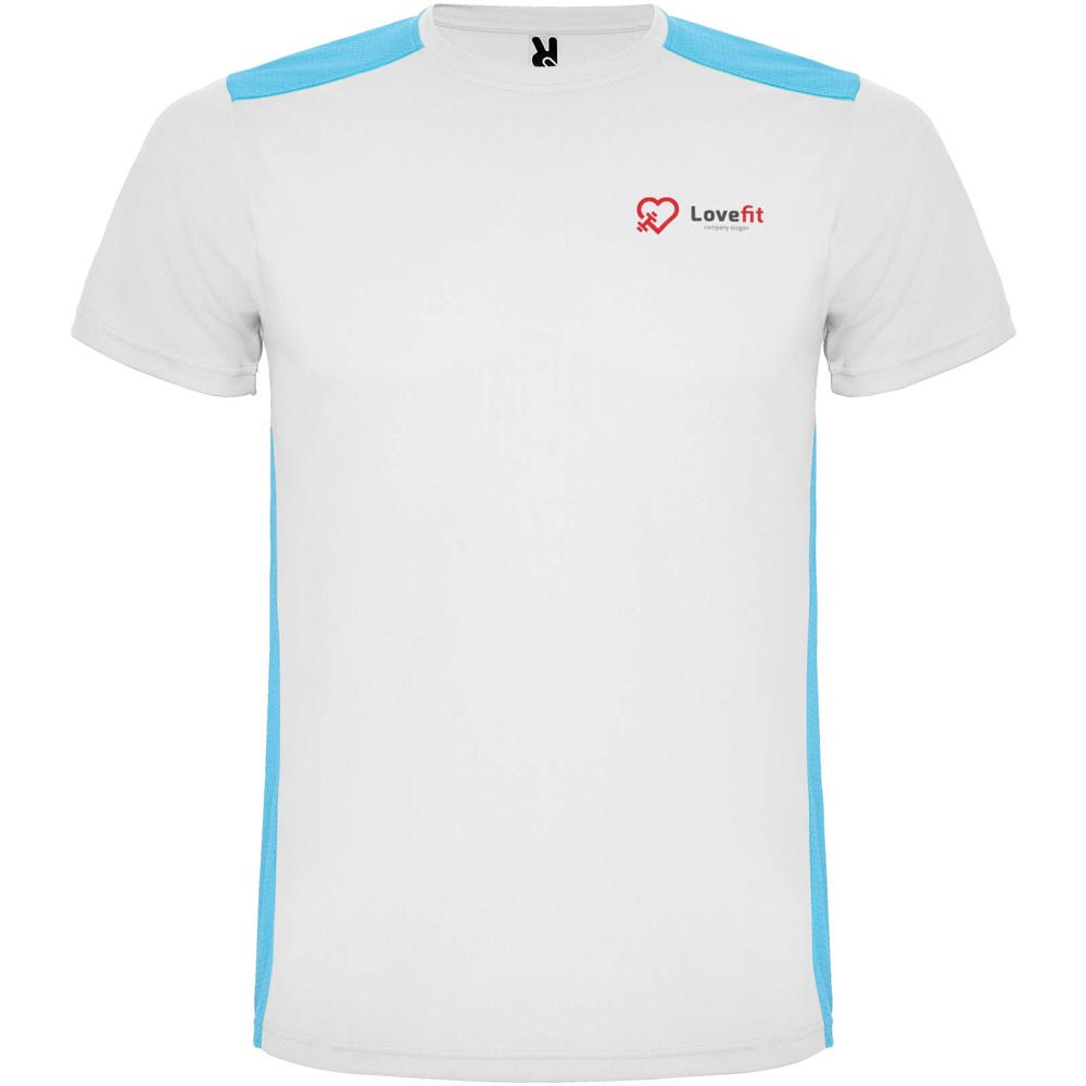 Detroit 130 g/m² sportshirt met korte mouwen voor kinderen