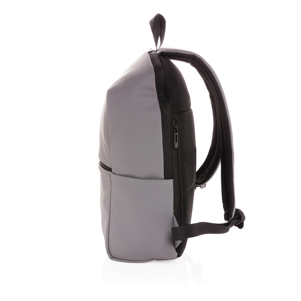 Smooth PU 15.6" laptop rugzak PVC-vrij