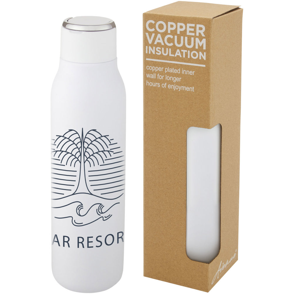 Marka 600 ml koperen vacuüm geïsoleerde fles met metalen lus