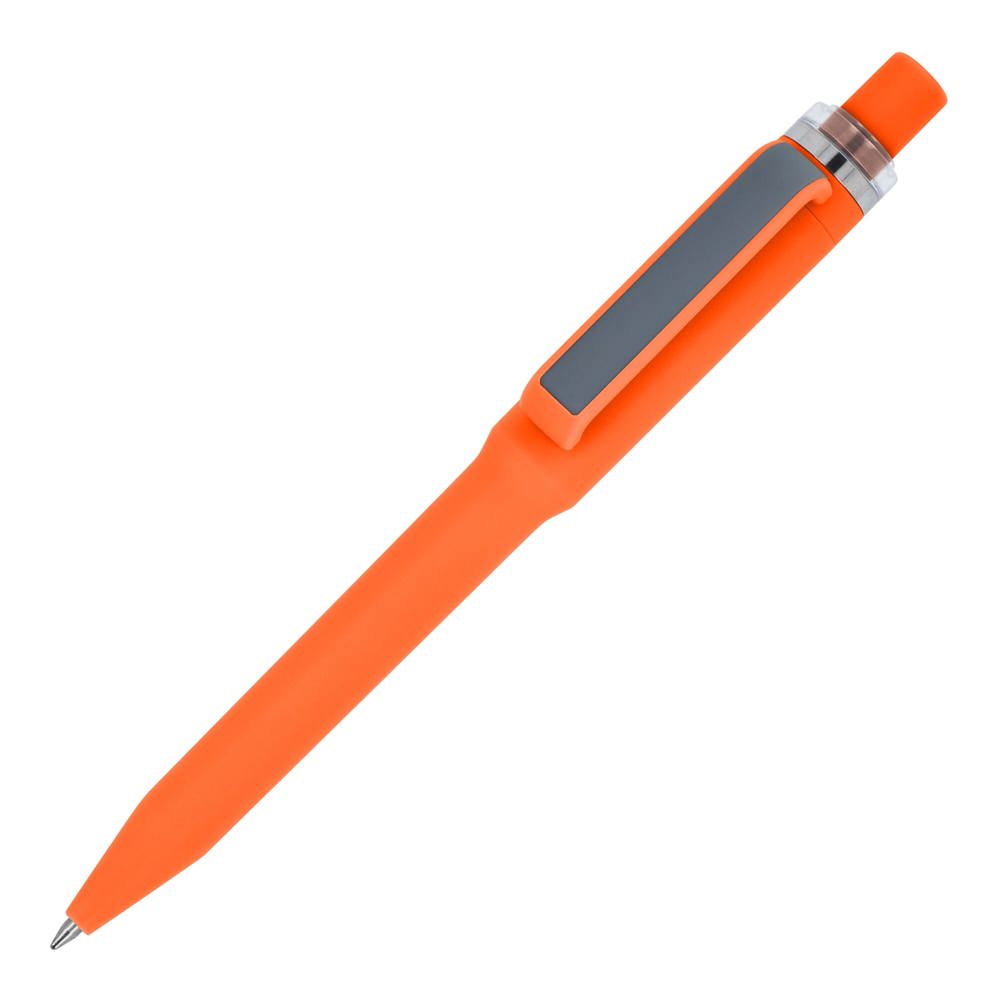Ozzy pen soft touch - bedrukt of onbedrukt verkrijgbaar - Oranje