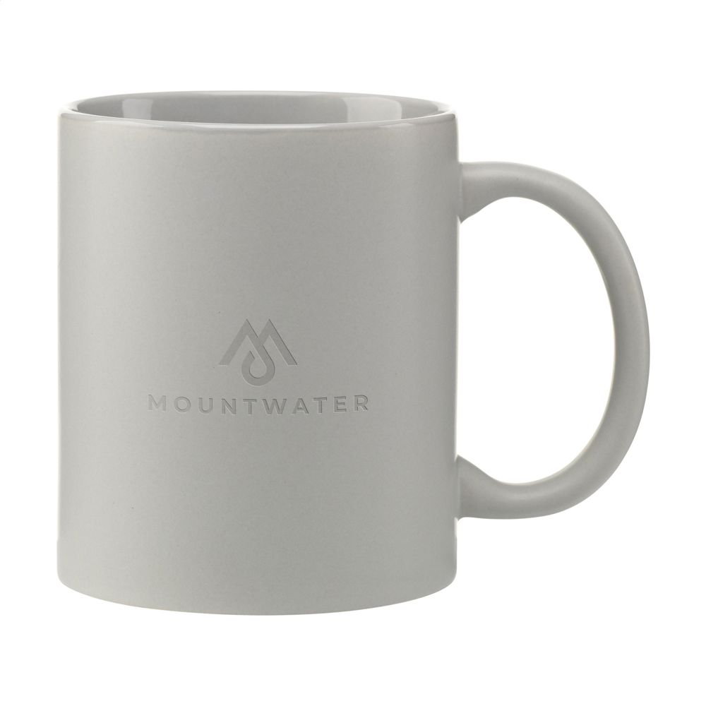 Kitty Mug Matt 350 ml mok - bedrukt of onbedrukt verkrijgbaar - grijs