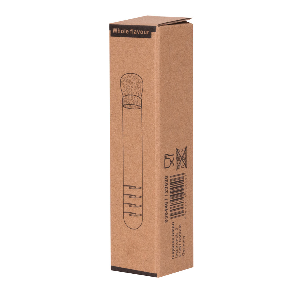 WHOLE FLAVOUR - Glazen-theetube - voor bedrijven en relatiegeschenken
