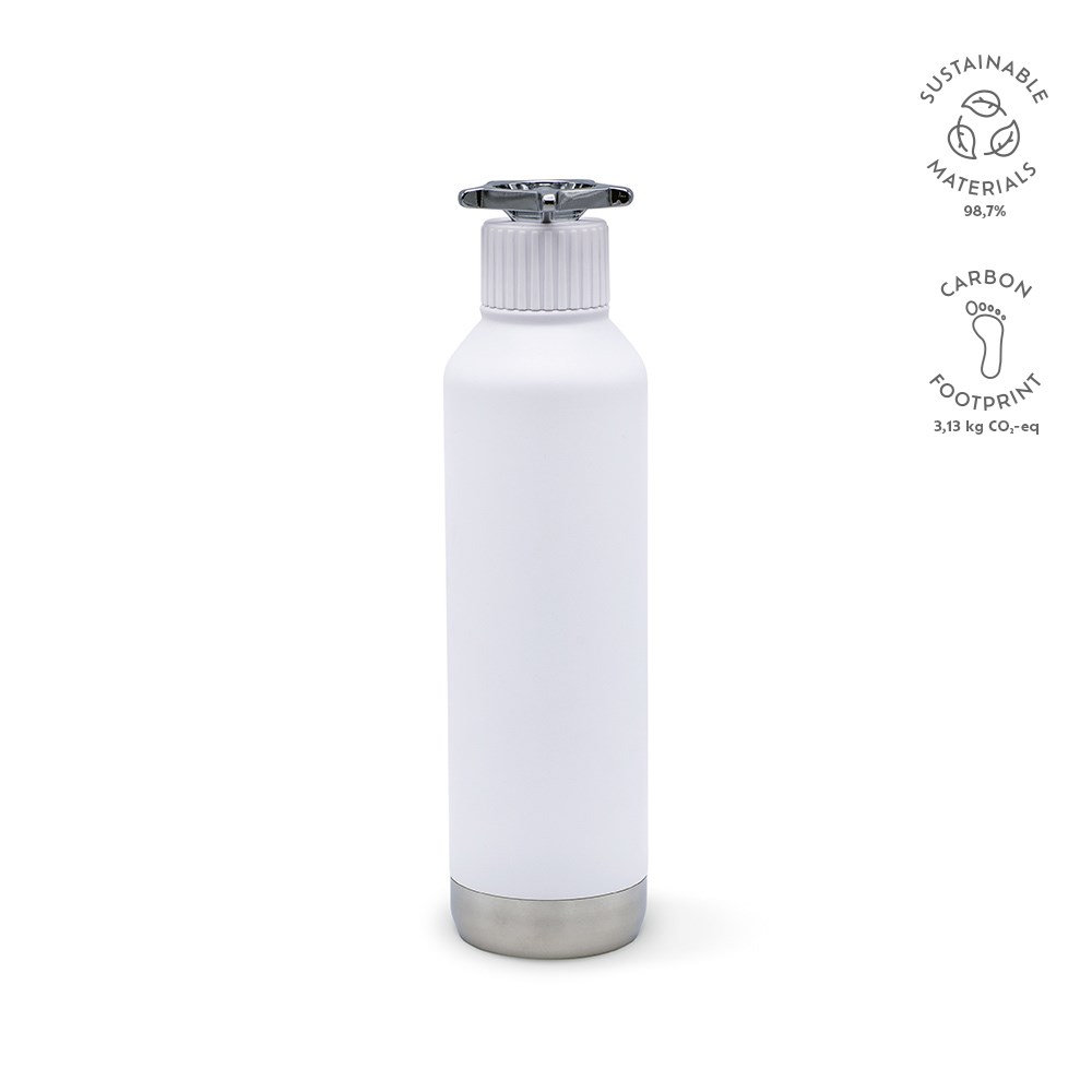 Spiglo Fles Gerecycled Roestvrij Staal 780 ml - met logo of onbedrukt bestellen - zilver