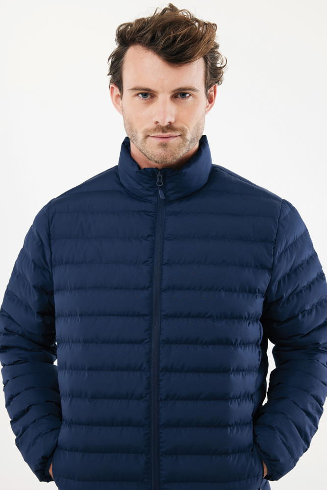 IQONIQ Maiko heren gerecycled polyester jas met voering