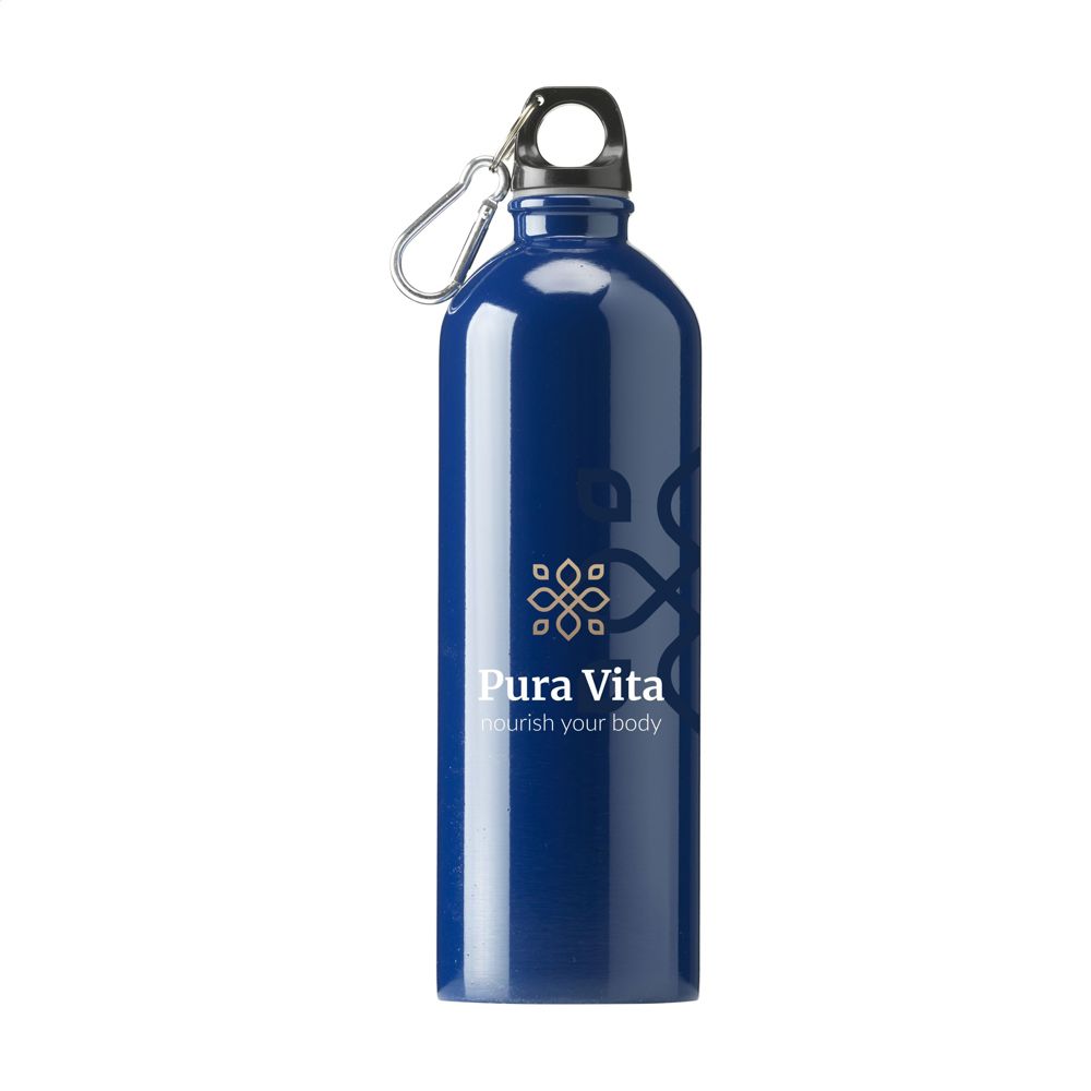 SteelForce RCS Recycled Steel Bottle 750 ml - met logo of onbedrukt bestellen - blauw