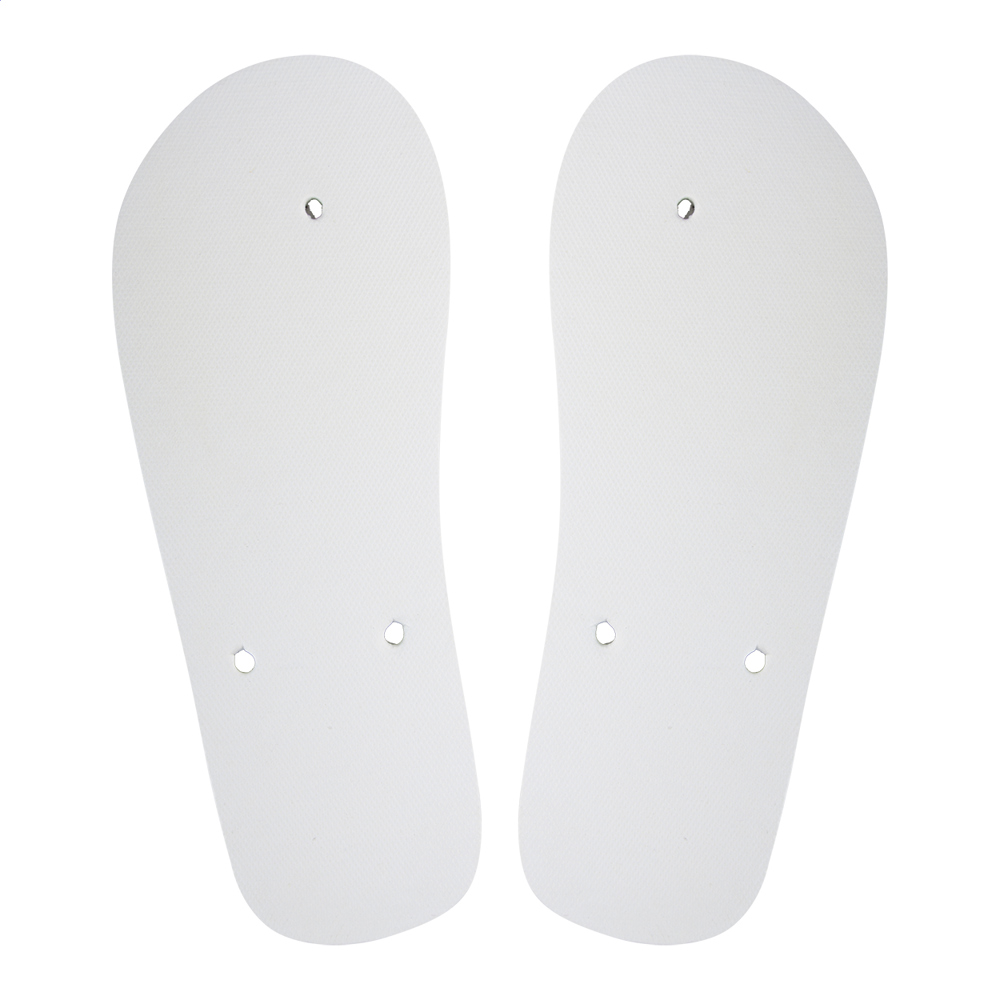 CreaPlaya - custom made strand slippers - kopen of bedrukken - 42-44-wit (A)