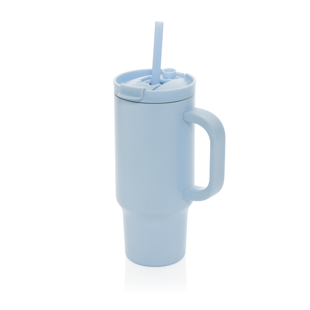 Cruiser RCS recycled lekvrije compacte beker 480ML - voor bedrijven en relatiegeschenken - blauw (± PMS 644)
