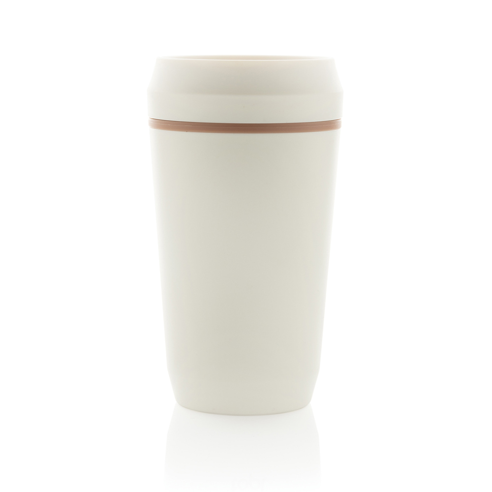 Topl Recycled Plastic To Go beker gepatenteerd 360 Lid 354ml