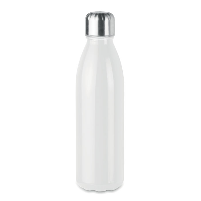 ASPEN GLASS - Glazen drinkfles - voor bedrijven en relatiegeschenken - wit