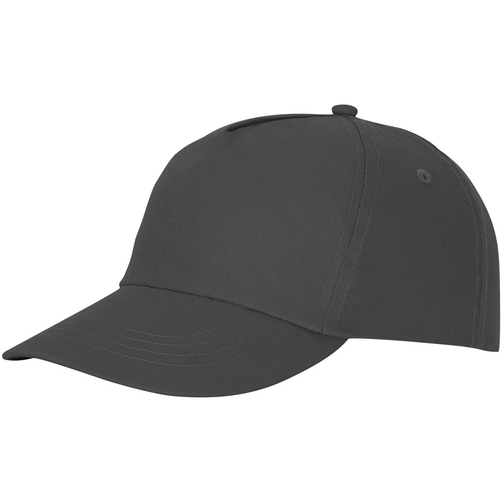 Feniks 5 panel cap - met logo of onbedrukt bestellen - Stormgrijs