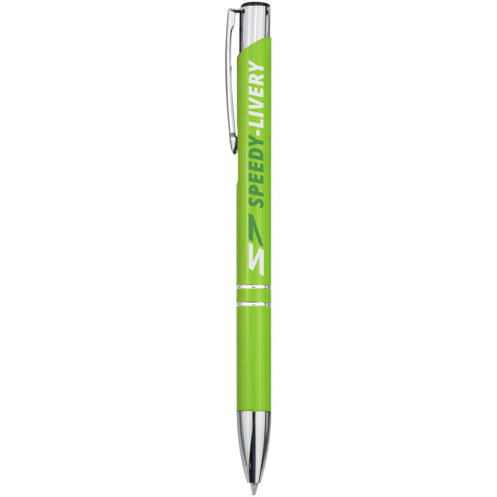 Moneta aluminium balpen (blauwe inkt)