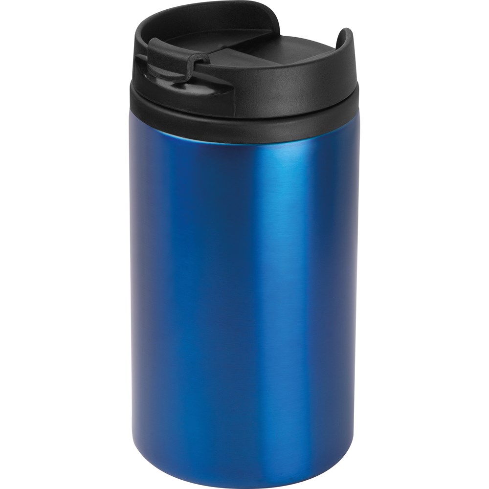 Drinkbeker metaal - voor bedrijven en relatiegeschenken - blauw