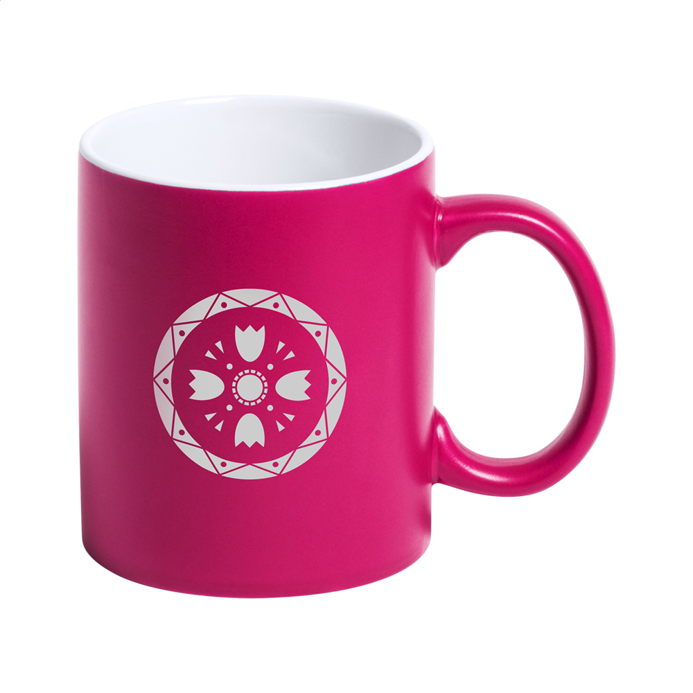 Covory - mok - bedrukt of onbedrukt verkrijgbaar - fuchsia/wit