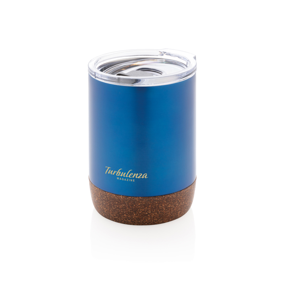 RCS gerecycled roestvrijstalen koffiebeker met kurk
