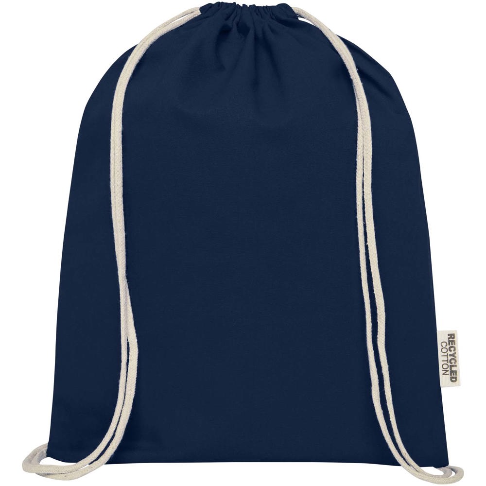 Oregon tas met trekkoord van 140 g/m² GRS gerecycled katoen