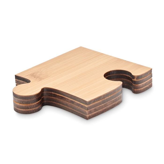 LEPY - Set van 4 puzzel onderzetters