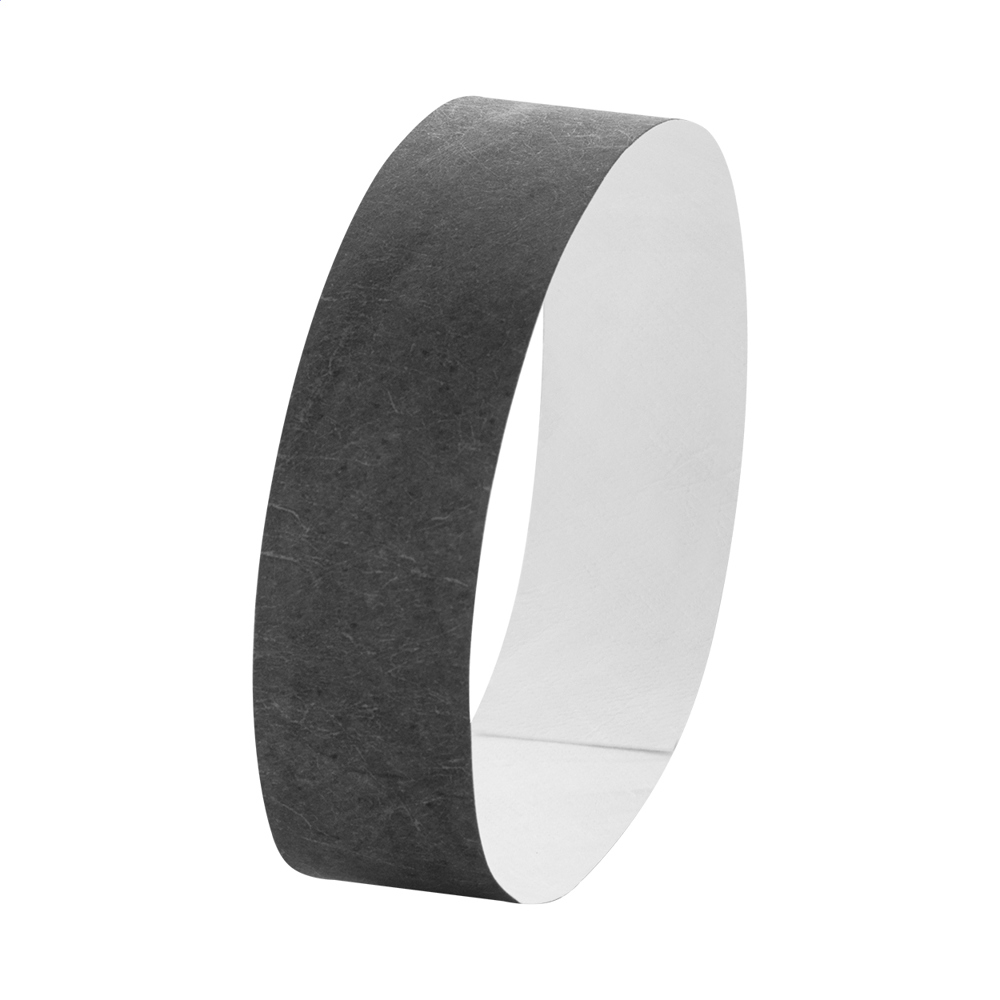 Wristvek - Tyvek polsbandjes (10 stuks) - voor bedrijven en relatiegeschenken - Zwart
