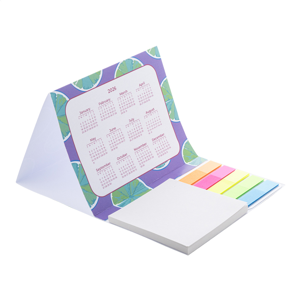 CreaStick Combo Date - custom made kalender/ sticky notes - bedrukt of onbedrukt verkrijgbaar