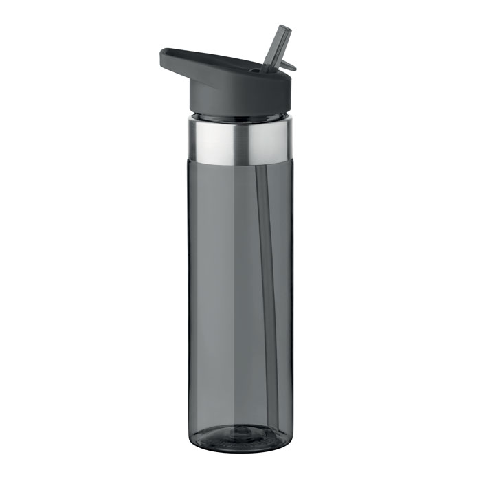 SICILIA - Tritan™ drinkfles 650 ml - met logo of onbedrukt bestellen - Transparant Grijs