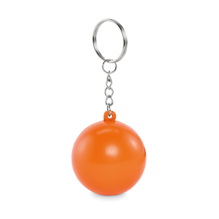 CIRKELY - PU balvormige sleutelhanger - kopen of bedrukken - Oranje