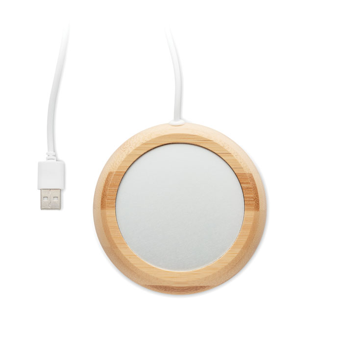 MUGLET - Bamboe mokwarmer met USB