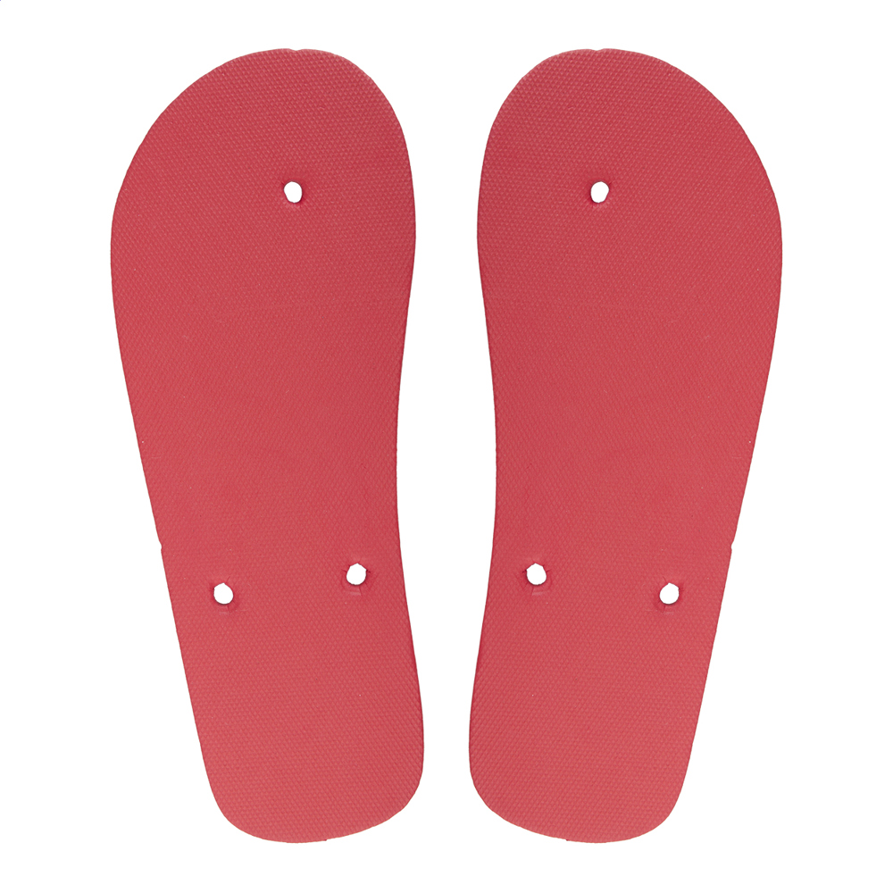CreaPlaya - custom made strand slippers - kopen of bedrukken - 42-44-rood (A)