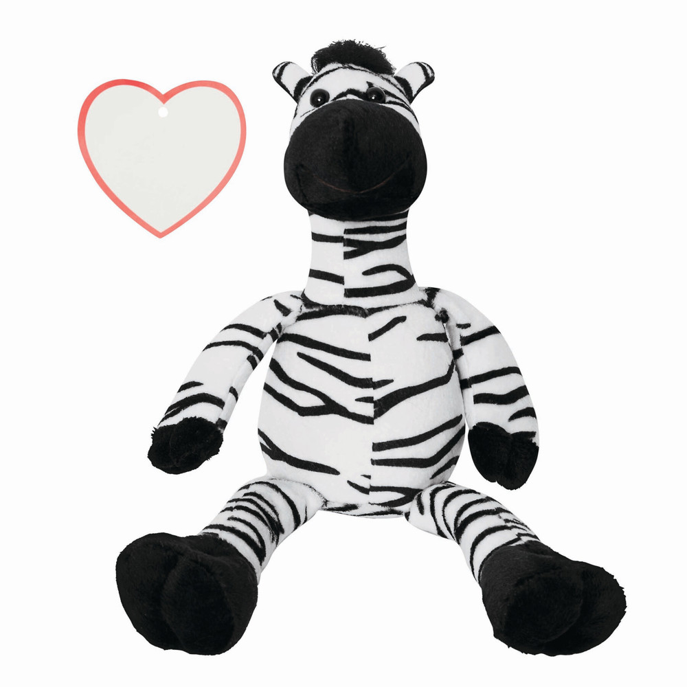 LORENZO - Pluche zebra - met logo of onbedrukt bestellen