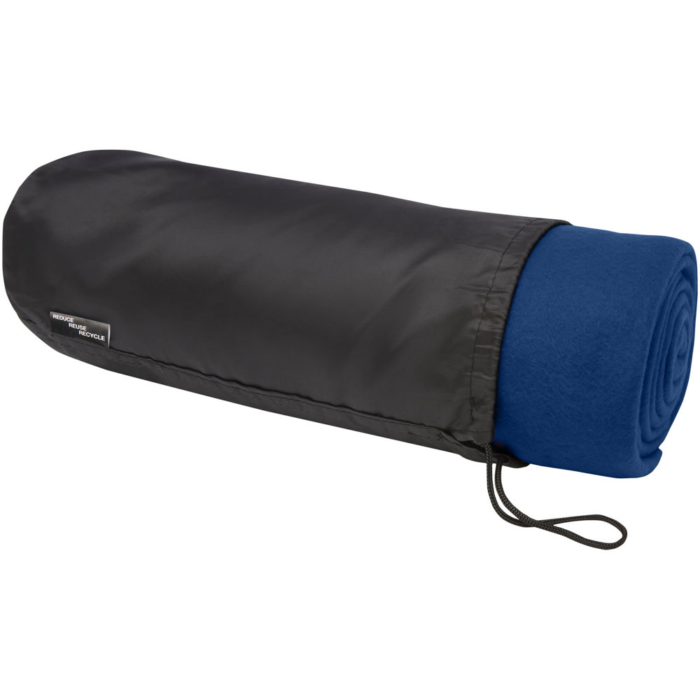 Willow GRS RPET polair fleece deken - kopen of bedrukken - Marineblauw