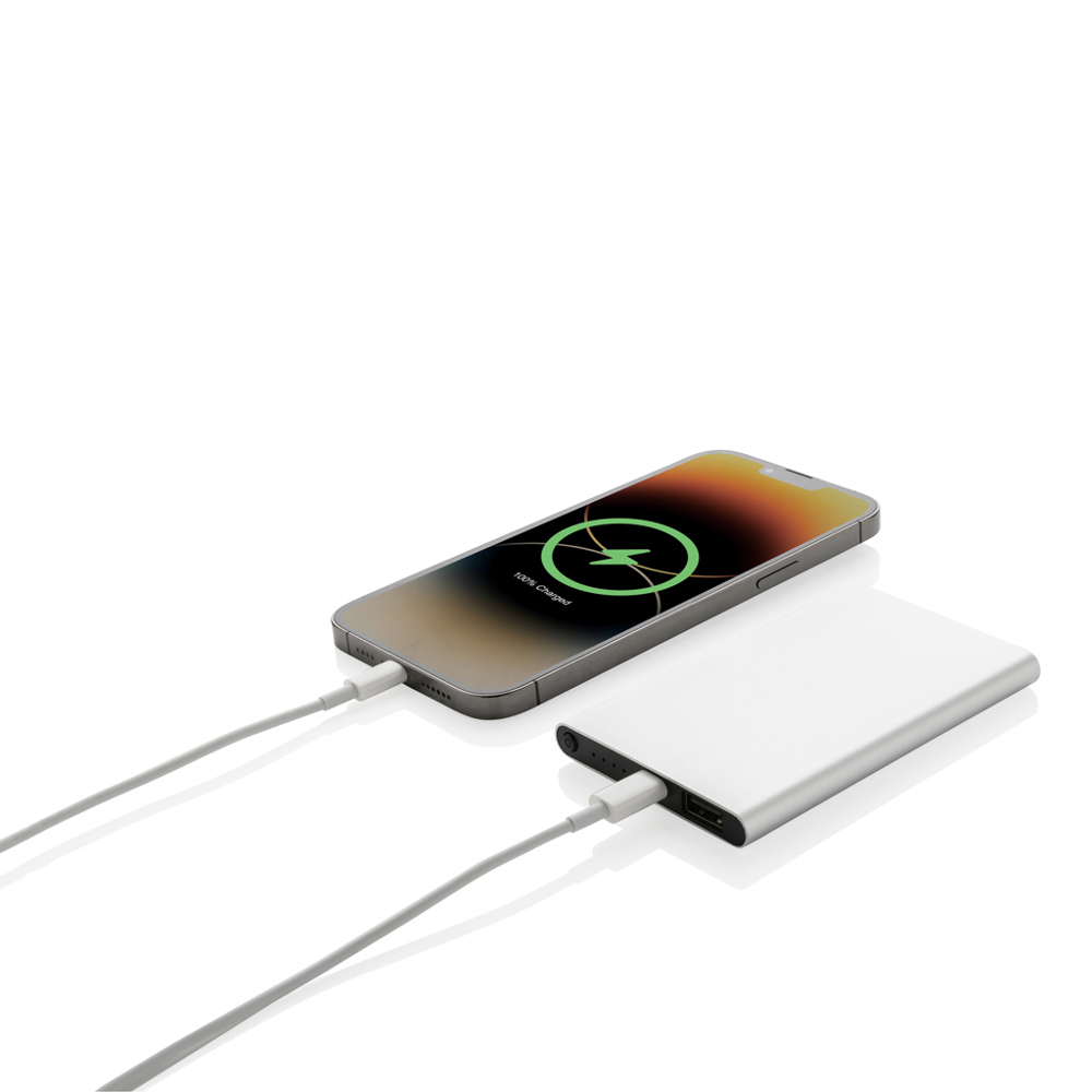 RCS gerecycled plastic/alu 4000 mah powerbank met type C