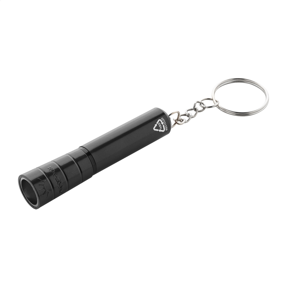 Raipei - mini RABS zaklamp - voor bedrijven en relatiegeschenken - zwart
