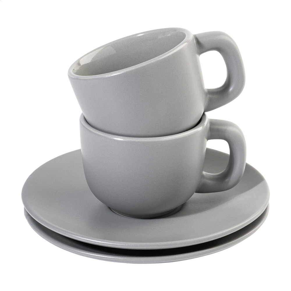 Caturra - Espresso kopje set - kopen of bedrukken - Grijs