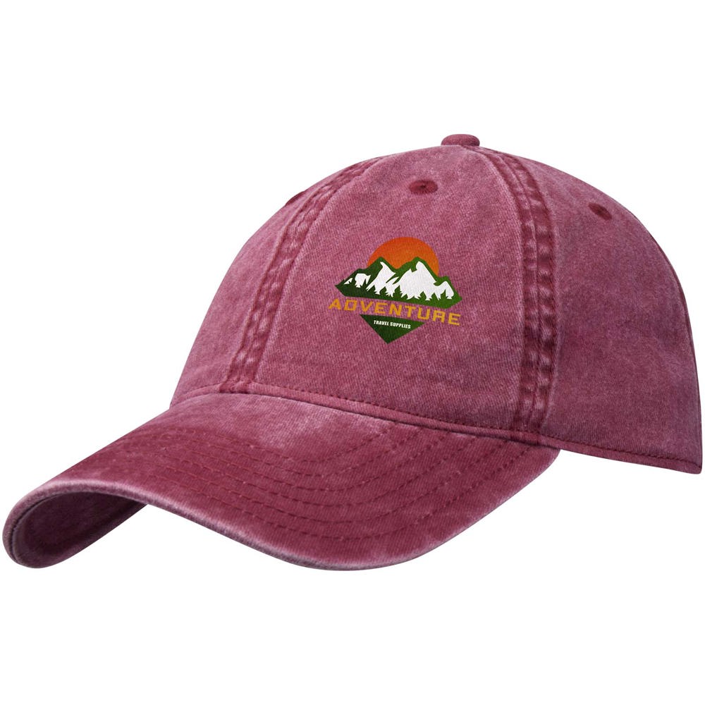 Grafton 270 g/m² 6 panel gewassen cap