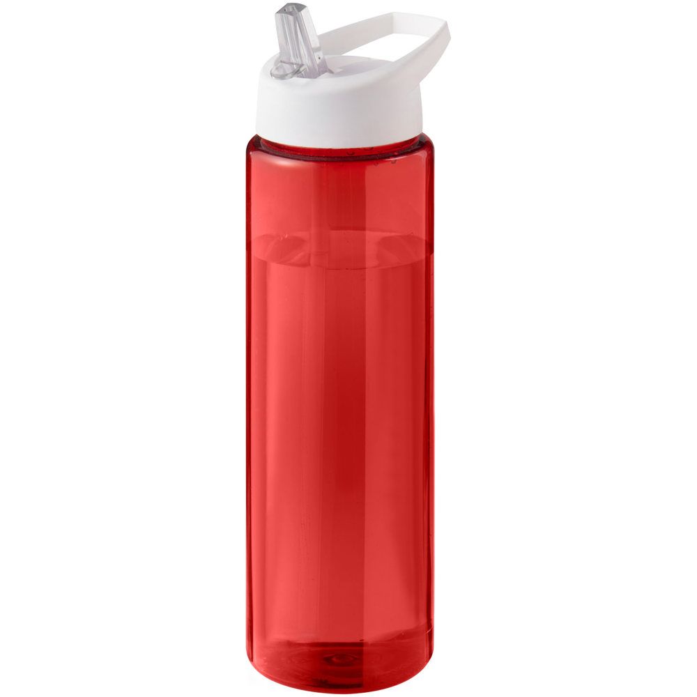 H2O Active® Eco Vibe 850 ml drinkfles met tuitdeksel - met logo of onbedrukt bestellen - Rood, Wit